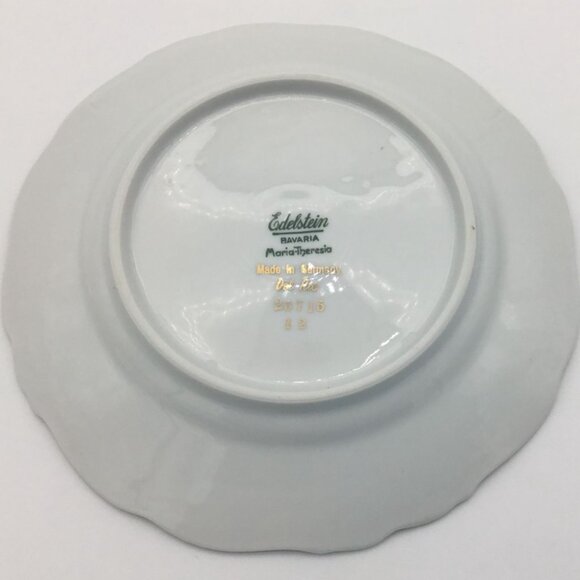 Edelstein Bavaria Vintage Bread & Butter Plate Maria-Theresia Del Rio Pattern x3 - Picture 4 of 7